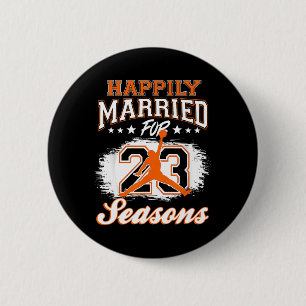 Badge Rond 5 Cm 23 Anniversaire du Mariage Bysketbyll Married Co