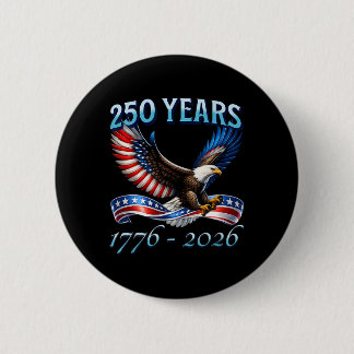 Badge Rond 5 Cm 250 ans d'Amérique 250e anniversaire 1776-2026 4