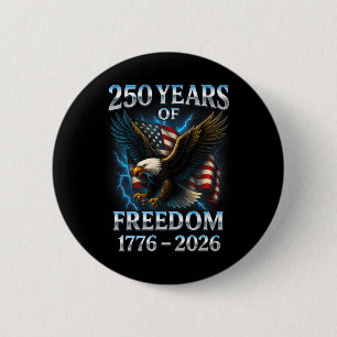 Badge Rond 5 Cm 250 Ans De Liberté 1776 2026 Ld Aigle 250e Anniver