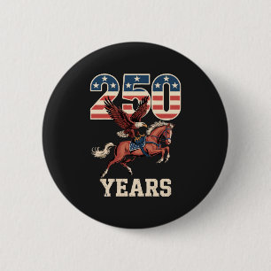 Badge Rond 5 Cm 250e anniversaire des États-Unis
