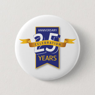Badge Rond 5 Cm 25 ans de design