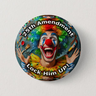 Badge Rond 5 Cm 25ème amendement clown