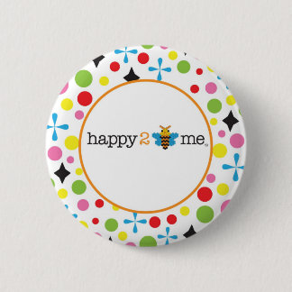 Badge Rond 5 Cm 2 heureux soient moi