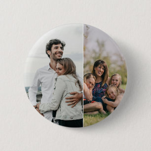 Badge Rond 5 Cm 2 Photo personnalisée 