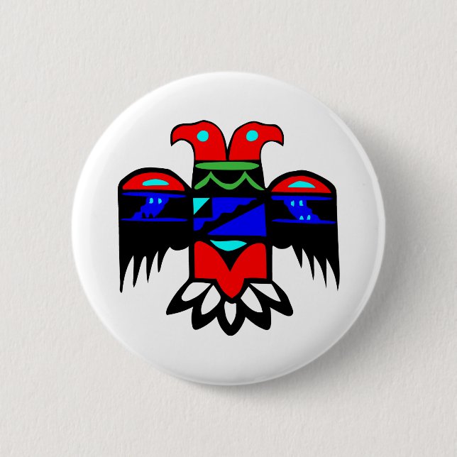 Badge Rond 5 Cm 2 Thunderbird principaux (Devant)