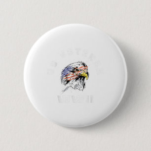 Badge Rond 5 Cm 2ème guerre mondiale vétérans américains - Campagn