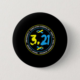 Badge Rond 5 Cm 321 Journée mondiale de sensibilisation au syndrom