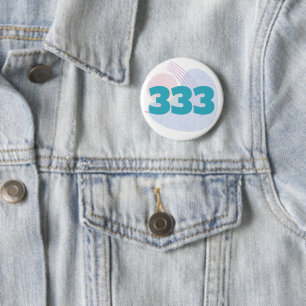 Badge Rond 5 Cm 333 Manifestation de soutien pour le numéro d'ange