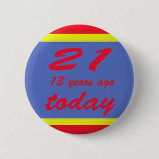 Badge Rond 5 Cm 34 ans