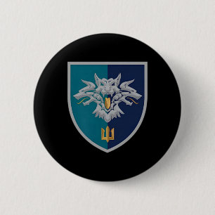 Badge Rond 5 Cm 38e brigade d'infanterie navale (Ukraine) V2 Ukrai