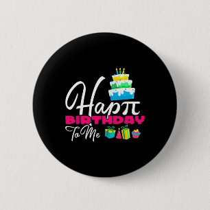 Badge Rond 5 Cm 3.14 Gâteau Joyeux Jour Pi Pour Enseignant Joyeux