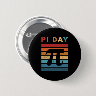 Badge Rond 5 Cm 3.14 Jour Pi Vintage