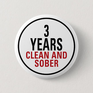 Badge Rond 5 Cm 3 ans nettoient et assagissent