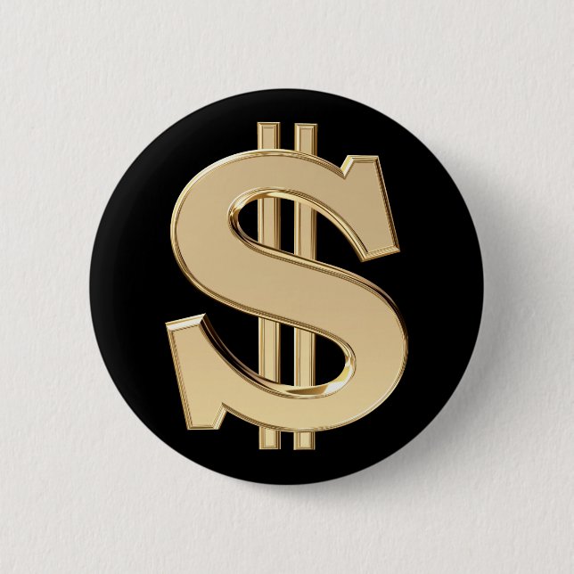 Badge Rond 5 Cm 3 dollars (Devant)