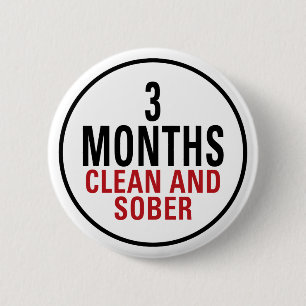 Badge Rond 5 Cm 3 mois nettoient et assagissent