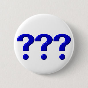 Badge Rond 5 Cm 3 Points de question