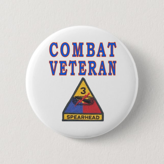Badge Rond 5 Cm 3e DIVISION ARMÉE (Devant)