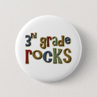 Badge Rond 5 Cm 3ème Roches troisième de catégorie
