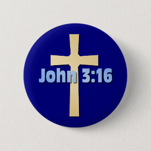 Badge Rond 5 Cm 3h16 de John