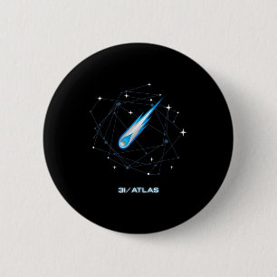 Badge Rond 5 Cm 3i Atlas Comète Interstellaire 2025 Astronomie Spa
