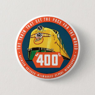 Badge Rond 5 Cm 400Train