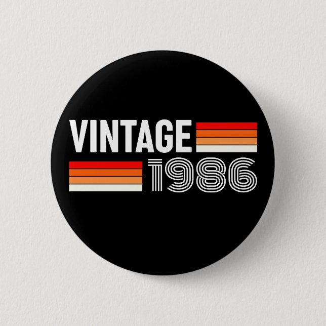 BADGE ROND 5 CM 40 ANS (Devant)