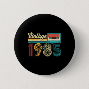 Badge Rond 5 Cm 40 ans Vintage 1985 Cette bande 40e anniversaire