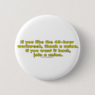 Badge Rond 5 Cm 40 heures
