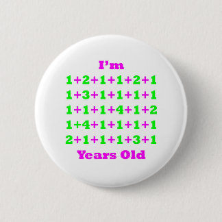 Badge Rond 5 Cm 44 années du GR magenta
