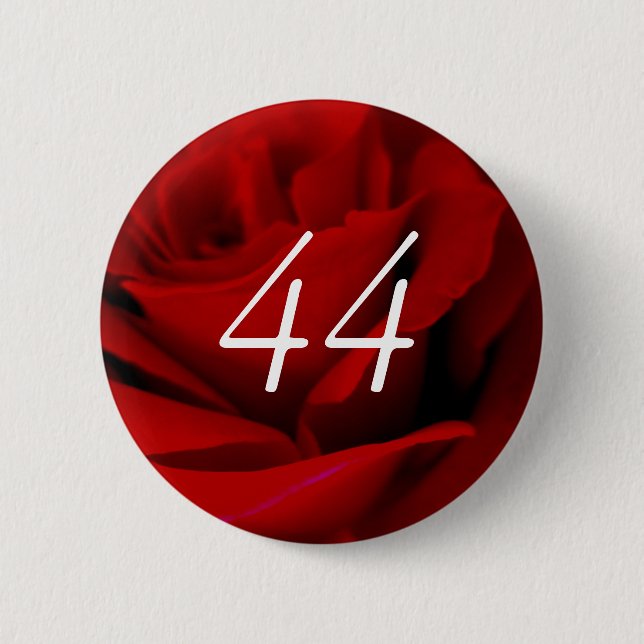 Badge Rond 5 Cm 44e anniversaire (Devant)