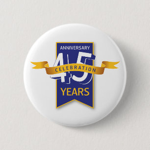 Badge Rond 5 Cm 45 ans de design