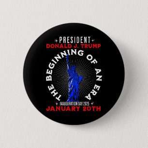 Badge Rond 5 Cm 47e Journée d'investiture du président américain T