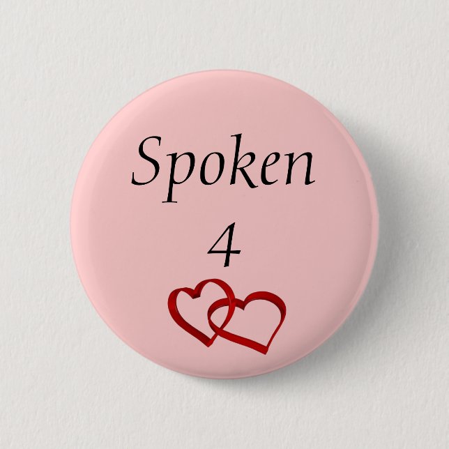 Badge Rond 5 Cm 4 broches parlées (Devant)
