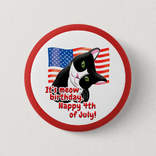Badge Rond 5 Cm 4 juillet