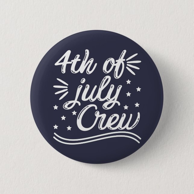 Badge Rond 5 Cm 4 juillet (Devant)