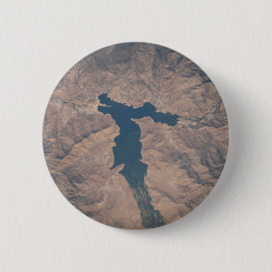Badge Rond 5 Cm 4 Juillet 2019 - Lac Isabella En Californie.