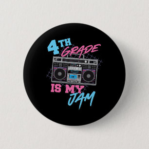 Badge Rond 5 Cm 4e année c'est ma confiture - Enseignant de Boombo
