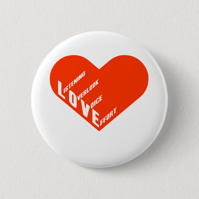 Badge Rond 5 Cm 4love (Devant)
