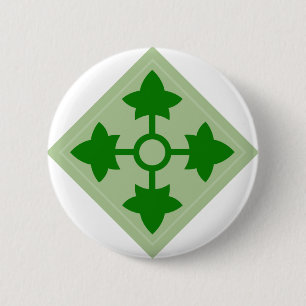 Badge Rond 5 Cm 4th Infantry