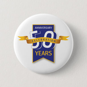Badge Rond 5 Cm 50 ans de design