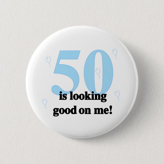 Badge Rond 5 Cm 50 semble bon sur moi (Devant)