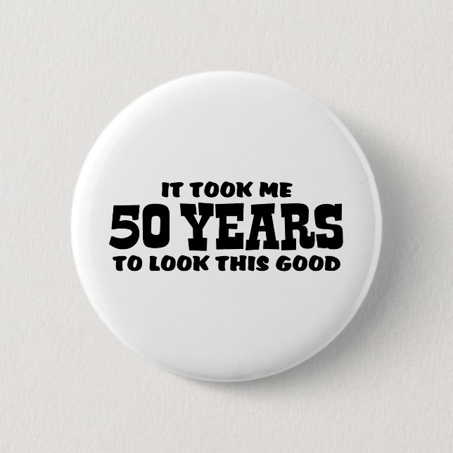 Badge Rond 5 Cm 50e anniversaire (Devant)