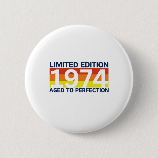 Badge Rond 5 Cm 50e anniversaire (Devant)