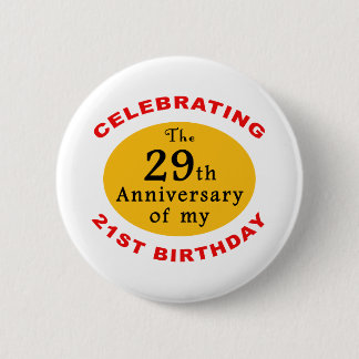 Badge Rond 5 Cm 50e anniversaire Gag Cadeaux