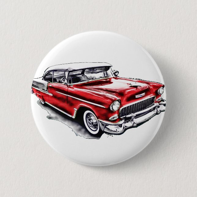 Badge Rond 5 Cm 55 Chevy (Devant)
