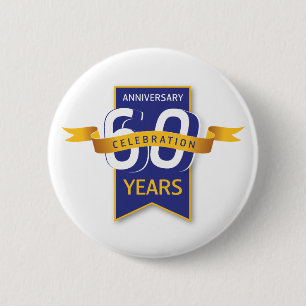 Badge Rond 5 Cm 60 ans de design