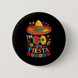 Badge Rond 5 Cm 60 ans, faisons la fête 60e anniversaire mexique 5