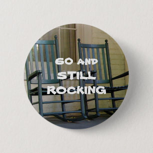 Badge Rond 5 Cm 60 ET TOUJOURS Bouton ROCKING