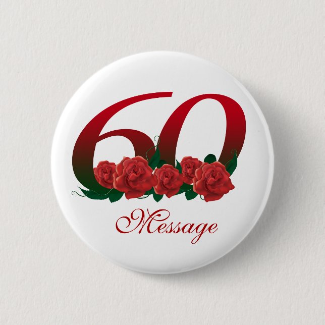 Badge Rond 5 Cm 60 personnalisés (Devant)