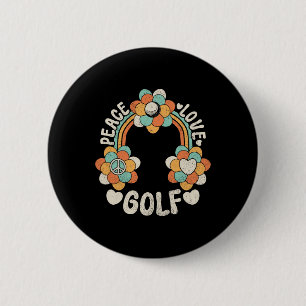 Badge Rond 5 Cm 60s les années 70 Super Rainbow Outfit Hippie Love